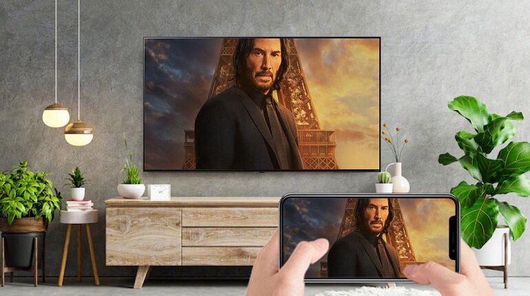 Smart tivi QNED LG 4K 50 inch 50QNED80SRA hệ điều hành