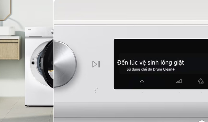 Máy giặt sấy Samsung inverter 12Kg Bespoke AI WD12DB7B85GBSV 6 Máy giặt sấy Samsung Bespoke AI WD12DB7B85GBSV