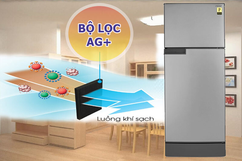 Tủ lạnh Sharp 180 lít SJ-198P-CSA Tủ lạnh Sharp 180 lít SJ-198P-CSA