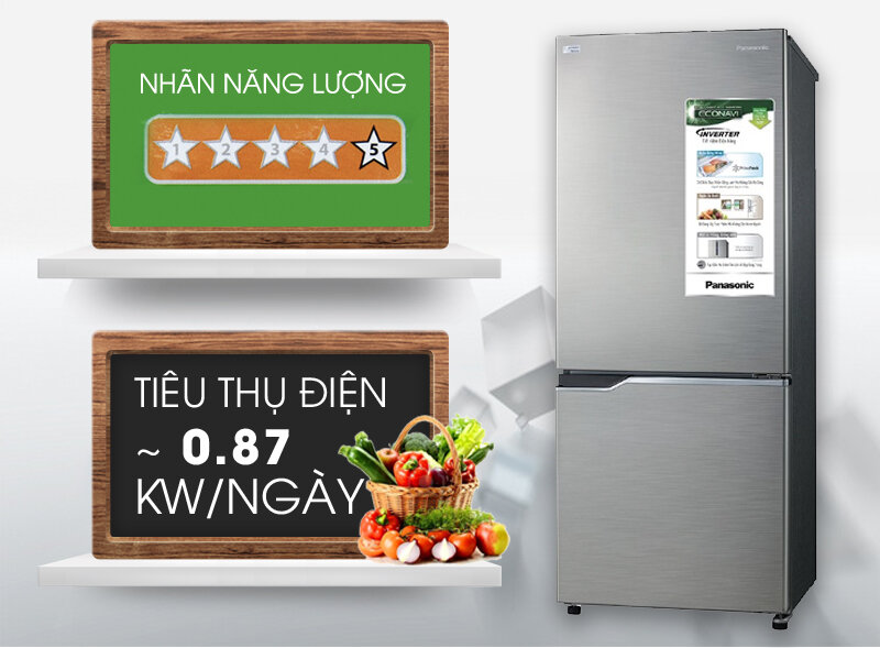 Tủ lạnh Panasonic 290 lít NR-BV328QSVN Tủ lạnh Panasonic 290 lít NR-BV328QSVN