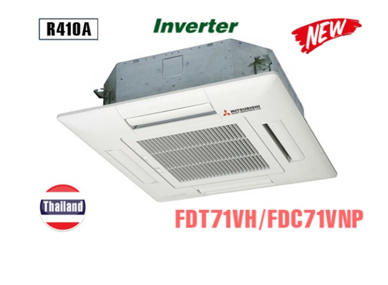 Điều hòa âm trần Mitsubishi Inverter 24000 BTU 2 chiều FDT71VH/FDC71VNP gas R-410A