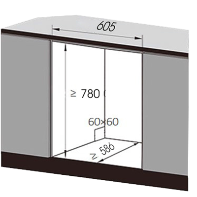 Máy rửa chén bát Texgio 13 bộ TG21H775B thiết kế sang trọng, có thể lắp âm tủ