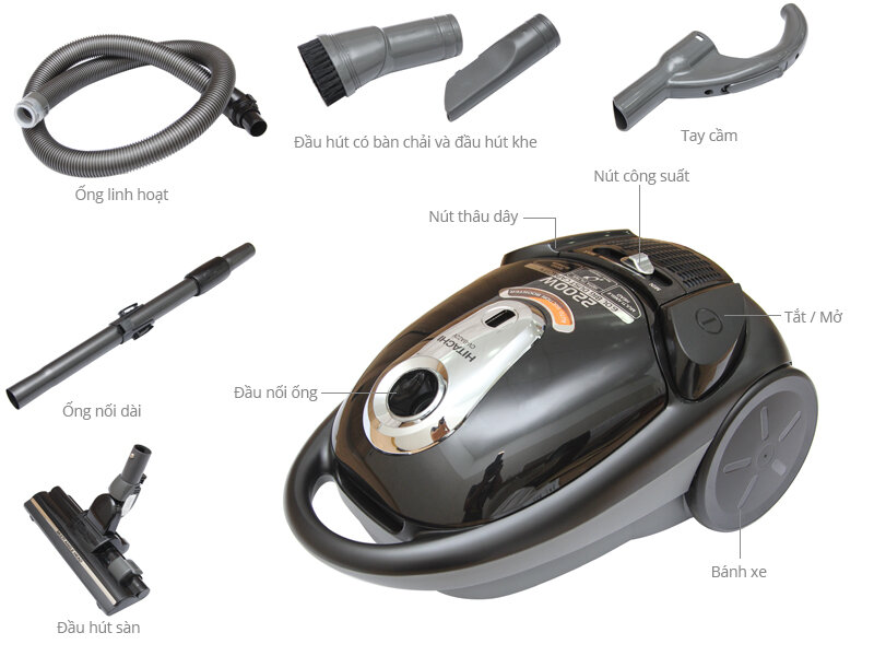 Máy hút bụi Hitachi CV-BA22V