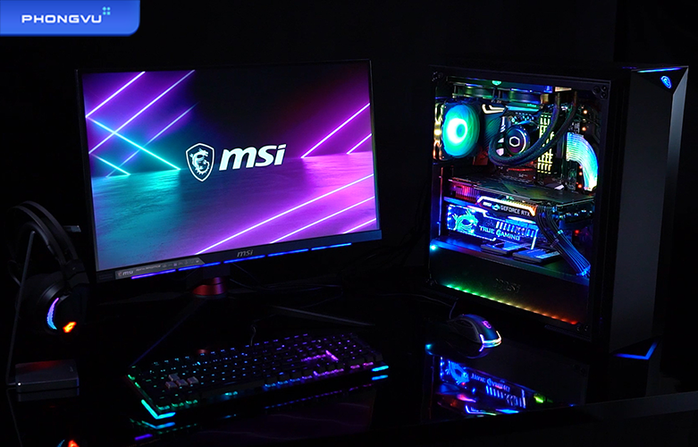 VGA MSI GeForce RTX 3090 Ti GAMING X TRIO 24G | Đèn led