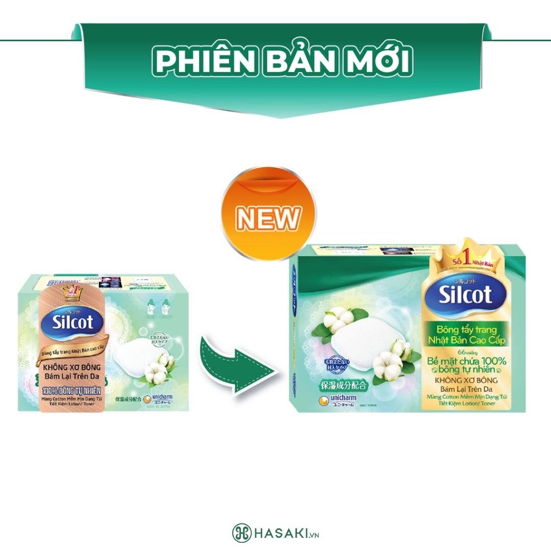Bông Tẩy Trang Silcot Cao Cấp Phiên Bản Mới
