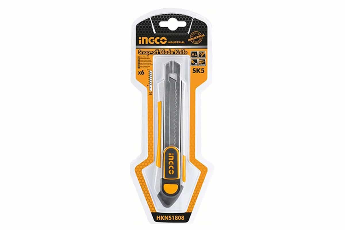 Dao rọc giấy 100x18mm INGCO HKNS1808