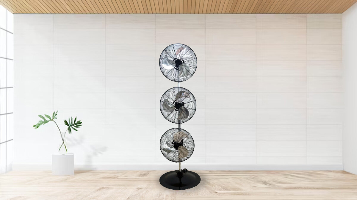 Quạt đứng 3 đầu Dasin DST-1845 thiết kế độc đáo