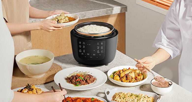 Panasonic NF-PC400KRA có tới 12 chế độ nấu tự động