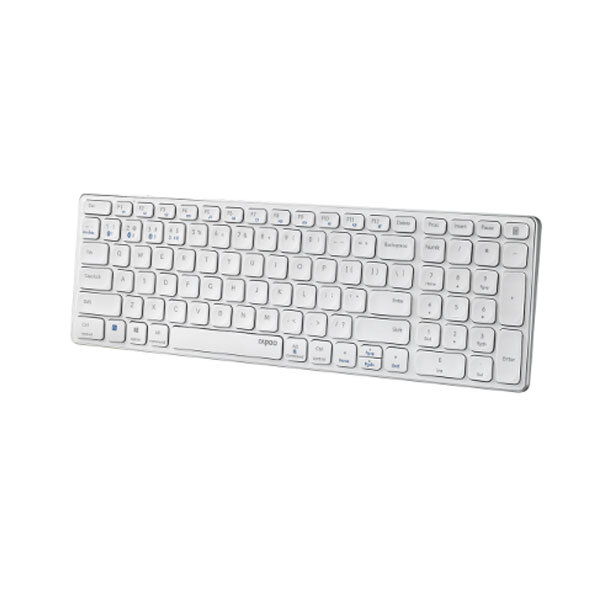 Bàn phím không dây đa kết nối Rapoo E9350G (Màu trắng)