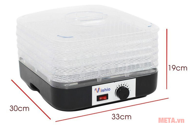 Máy sấy khô hoa quả, thực phẩm Mishio MK12
