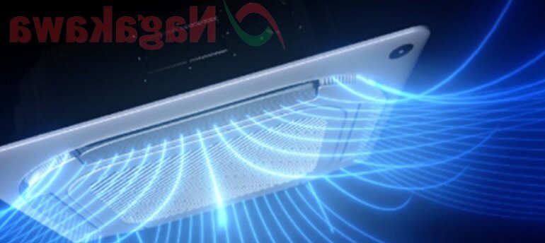 Điều hòa Nagakawa 28000BTU 2 chiều NT-A28R1U16 cung cấp khí tươi, luồng gió không khí 360 độ 