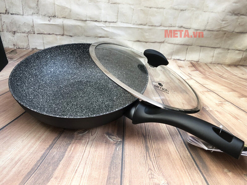 Chảo vân đá sâu lòng đáy từ Colosseum EL-3261 (28cm)