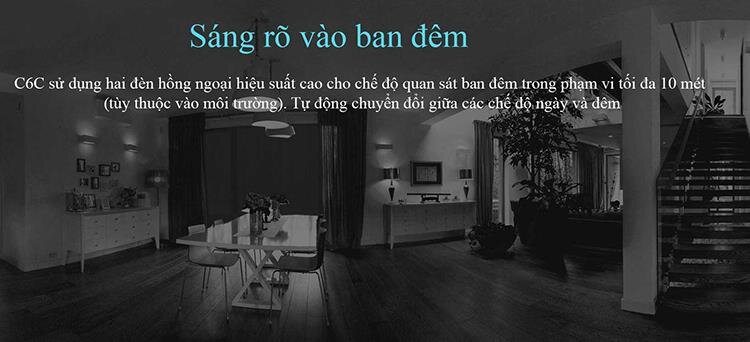 Camera quay quét Wifi theo dõi chuyển động EZVIZ EZ360 CS-CV246 720P