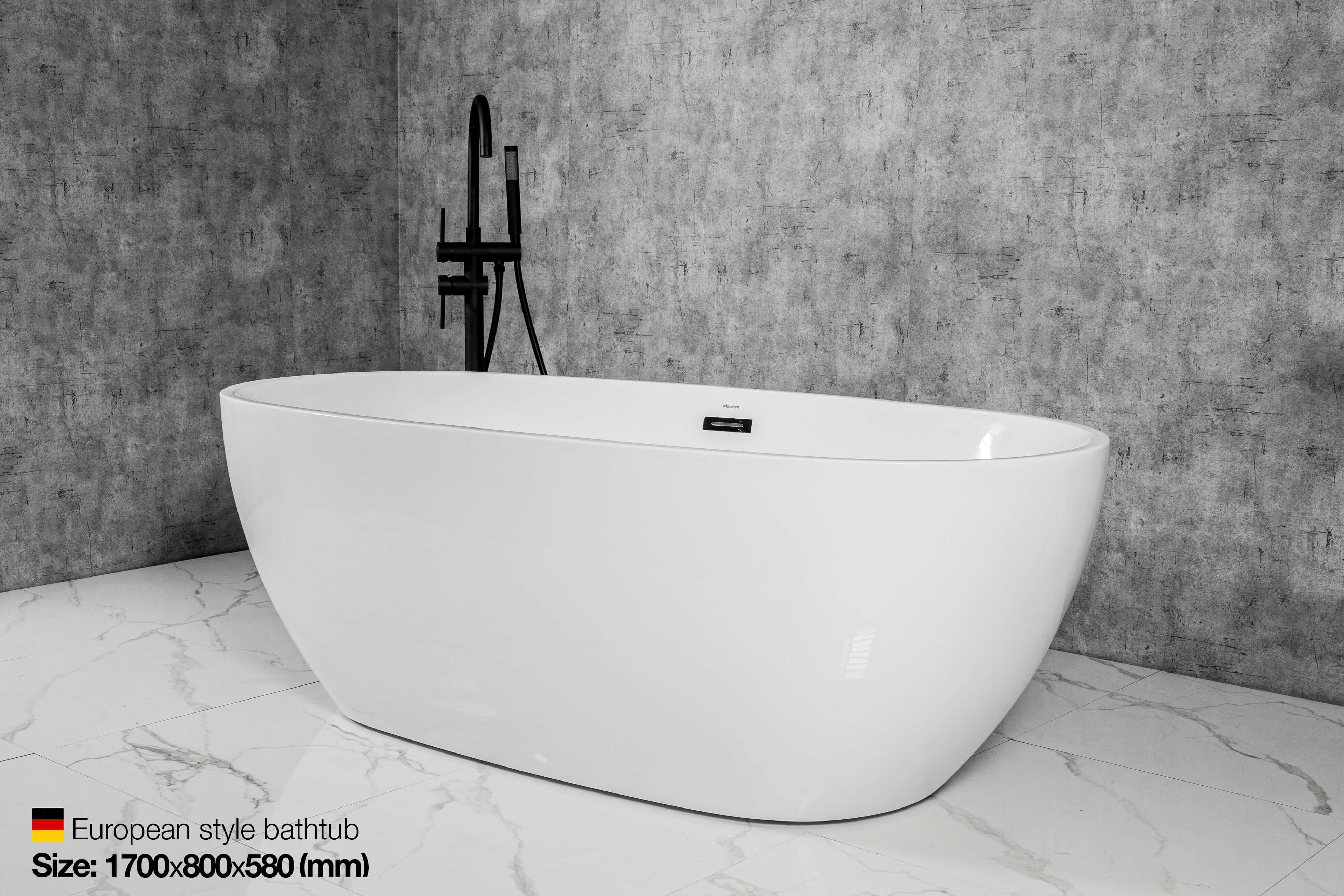 Bồn tắm đặt sàn 1.7m MOWOEN MW8223-170