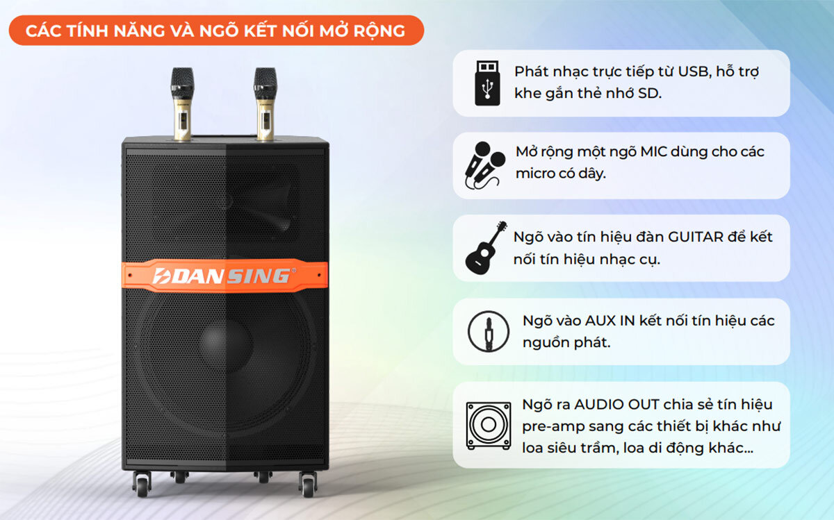 Khả năng kết nối rộng mở