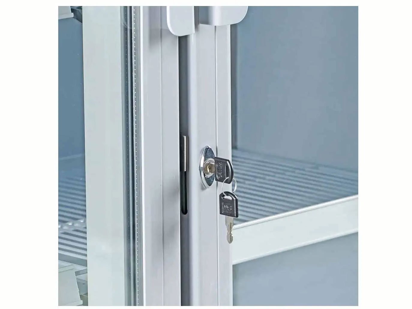 Cánh tủ có khóa chìa Tủ mát Inverter