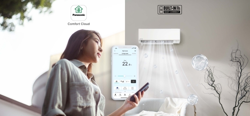 Điều hòa Panasonic Inverter 9000BTU 1 chiều RU9CKH-8D