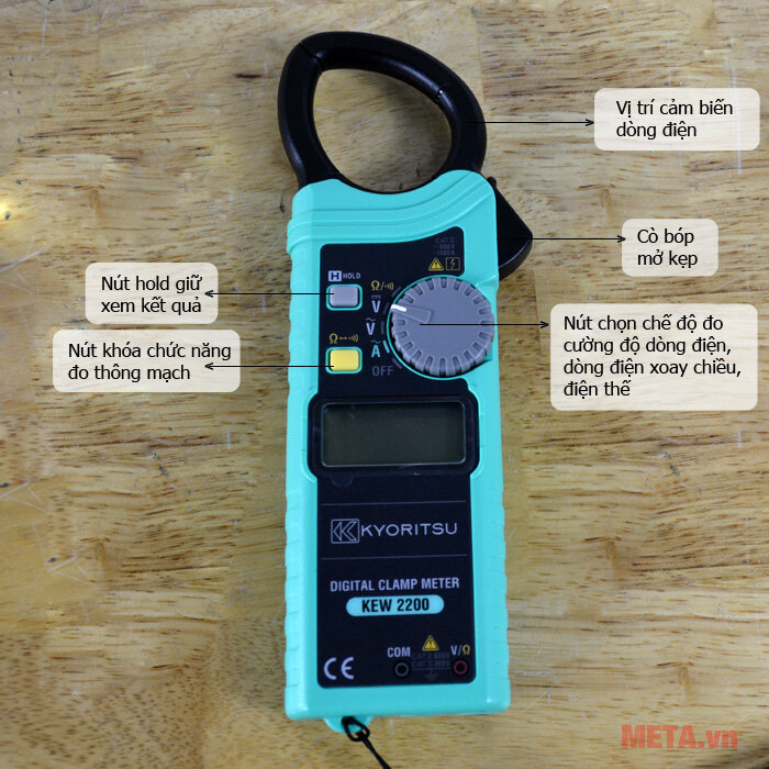 Ampe kìm Kyoritsu 2200 Ampe kìm Kyoritsu 2200