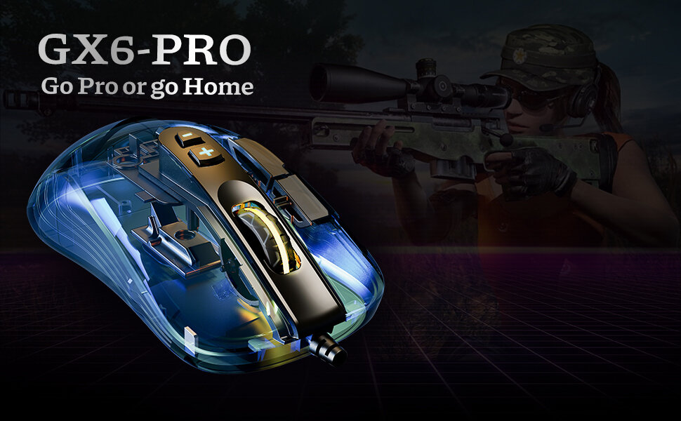 Chuột Newmen GX6 Pro Chameleon RGB (USB) 4