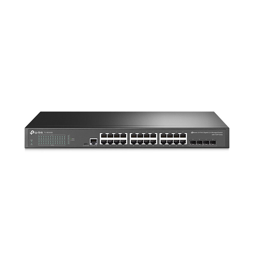 Switch TP-Link TL-SG3428 (24 port gigabit RJ45 ports và 4 port gigabit SFP) ảnh 1