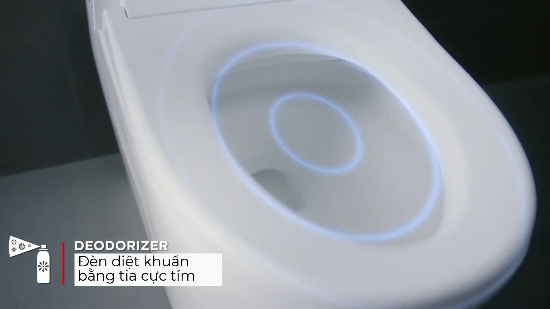 Bồn cầu điện tử American Standard WP-70DY đèn diệt khuẩn bằng tia cực tím