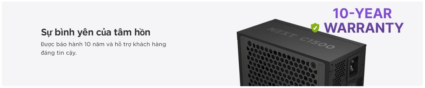 bảo hành lên đến 10 năm