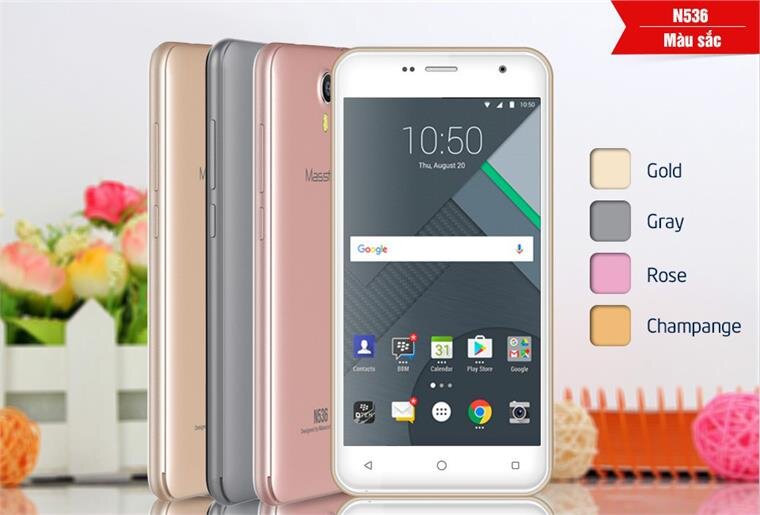 Điện thoại Masstel N536 Gold Điện thoại Masstel N536 Gold