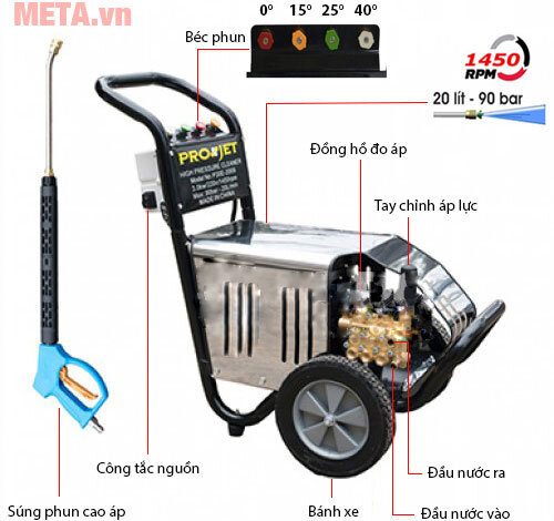 Máy rửa xe Projet P30E-2009