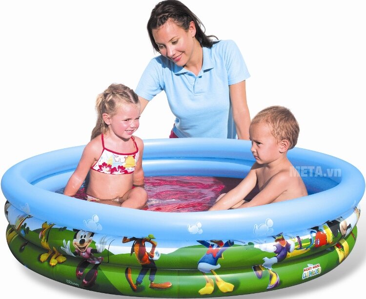 Bể phao 3 tầng hình Micky Bestway 91007
