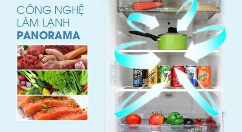 Tủ lạnh Panasonic Inverter 2 cánh 255 Lít NR-BV281BVKV Tủ lạnh Panasonic Inverter 2 cánh 255 Lít NR-BV281BVKV