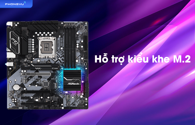 Mainboard Asrock Z690 PRO RS | Hỗ trợ kiểu khe M.2
