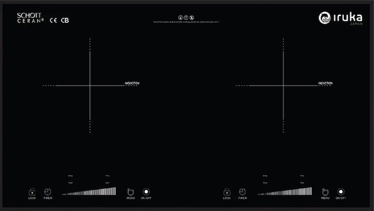 Bếp từ âm 2 vùng nấu Iruka I-22