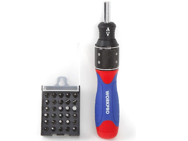 Hình ảnh bộ tua vít 32 chi tiết nhân 6 lần tốc độ Workpro W021407