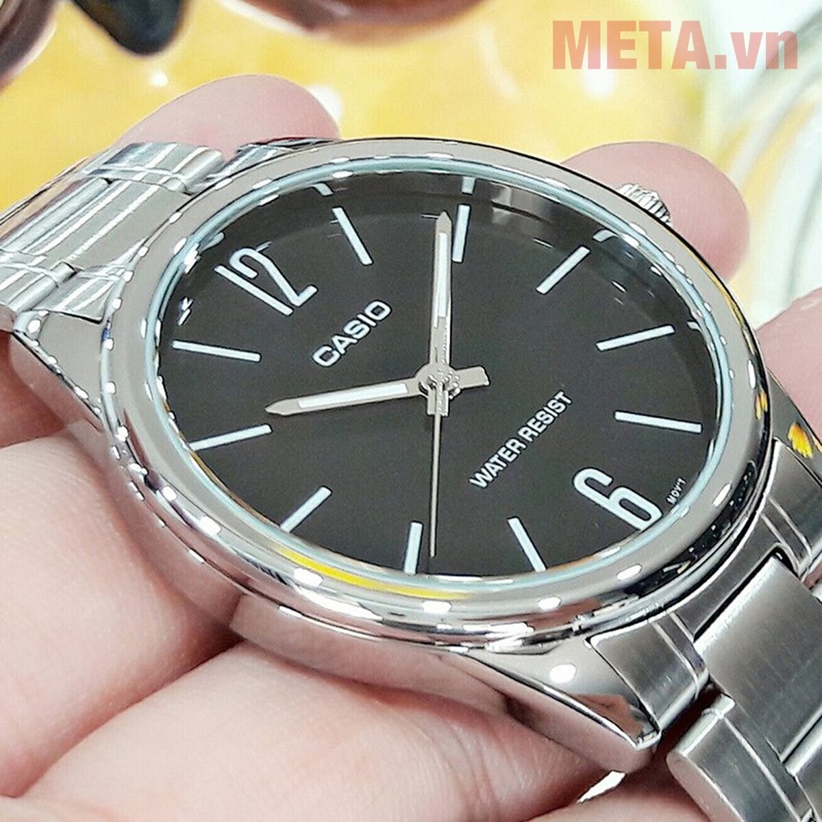 Đồng hồ nam dây thép không gỉ Casio MTP-V005D-1BUDF - 40mm