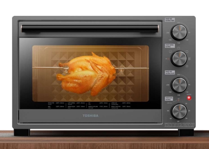 Lò nướng Toshiba TL-MC35Z 35 lít 4 Lò nướng Toshiba TL-MC35Z tích hợp nhiều tính năng hữu ích
