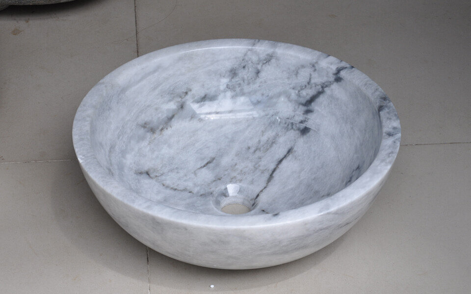 lavabo đá marble tự nhiên Kanly MAR133N