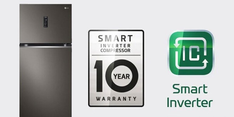 Tủ lạnh LG Inverter 394 lít GN-H392BL Tủ lạnh LG Inverter 394 lít GN-H392BL