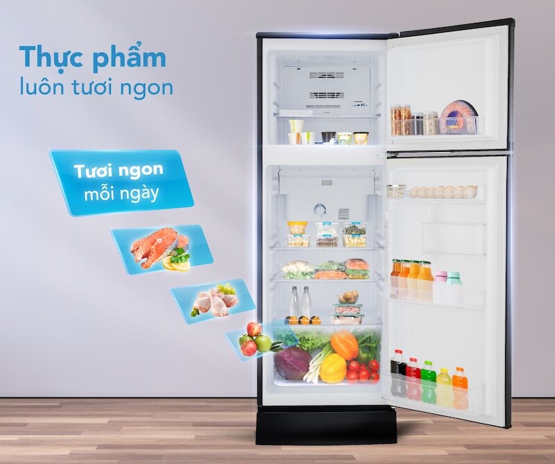 Tủ lạnh Funiki 147 lít FR-152CI.1 sở hữu thiết kế hiện đại và sang trọng