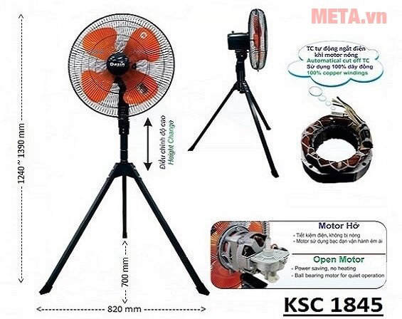 Quạt đứng KSC-1845 Quạt đứng KSC-1845