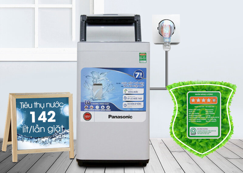 Máy giặt Panasonic 7 kg NA-F70VS7HCV Máy giặt Panasonic 7 kg NA-F70VS7HCV
