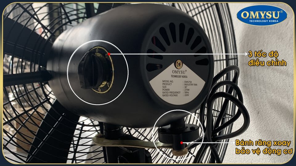 Quạt công nghiệp Omysu  