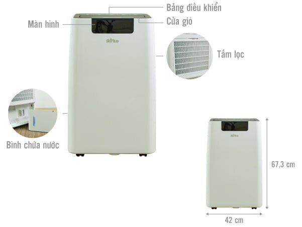 Máy hút ẩm công nghiệp Airko ER-650E