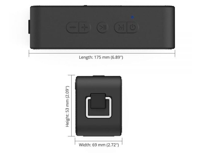 Kích thước loa Bluetooth Tronsmart Loa Bluetooth Tronsmart