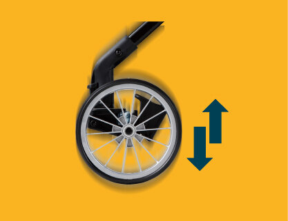 Hệ thống giảm shock ở xe đẩy Combi Umbretta Premium