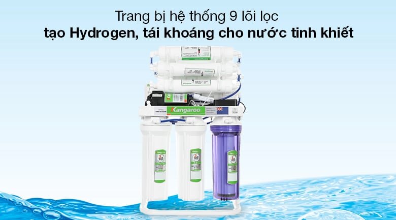 Máy lọc nước RO Hydrogen Kangaroo KGRP09HQ