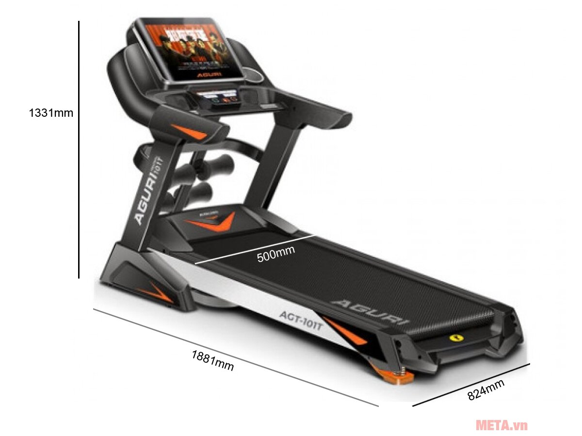 Máy chạy bộ điện Aguri AGT-101T