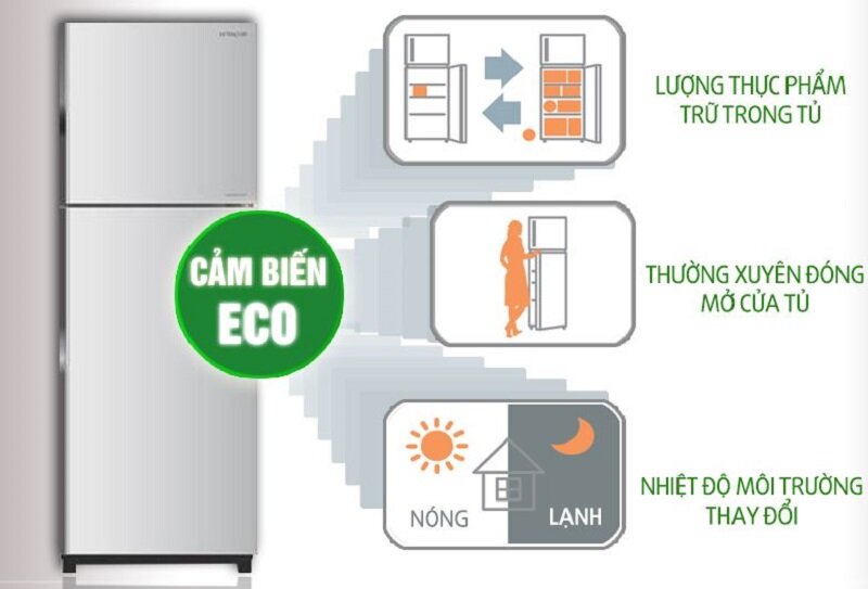 Tủ lạnh Hitachi 290 lít R-H350PGV4 Tủ lạnh Hitachi 290 lít R-H350PGV4
