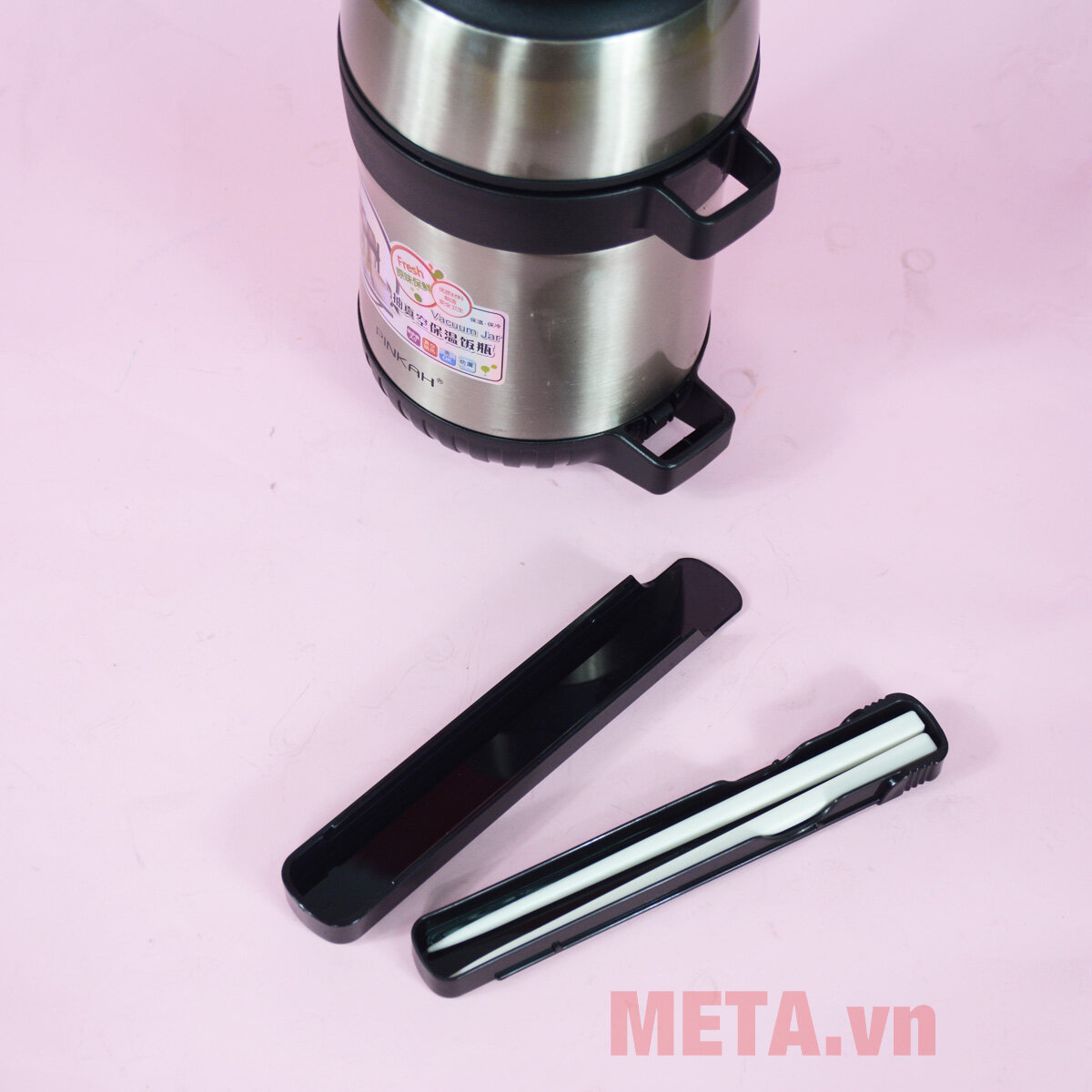 Cặp lồng cơm giữ nhiệt 2 ngăn Pinkah