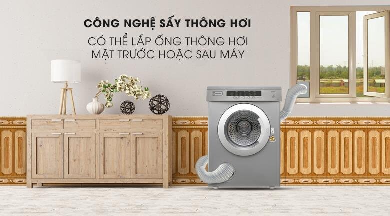 Máy Sấy Quần áo 8Kg Electrolux EDV8052S