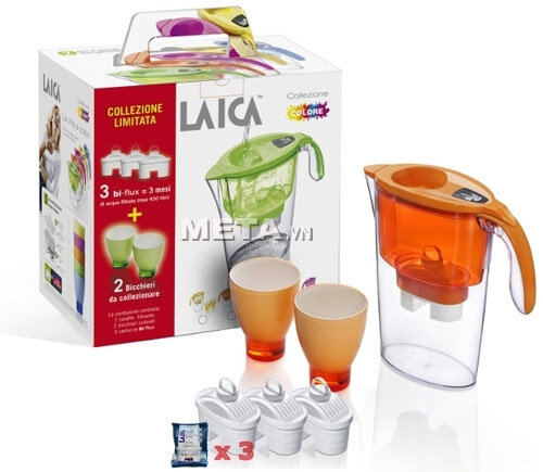 Bộ bình lọc nước, cốc Laica